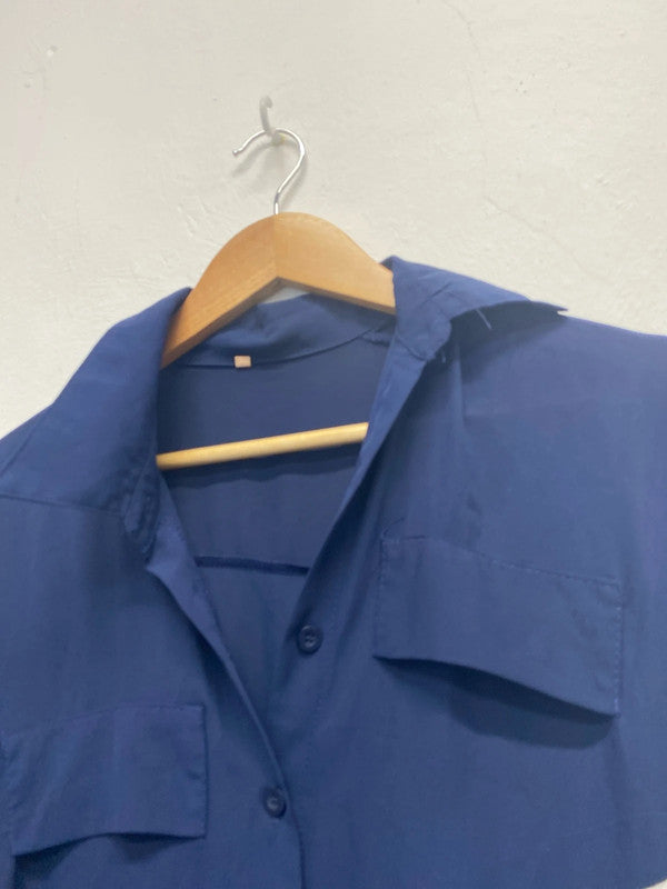 Fabulous Duo of Longline shirt dresses UkS H&M white #4 GJ001