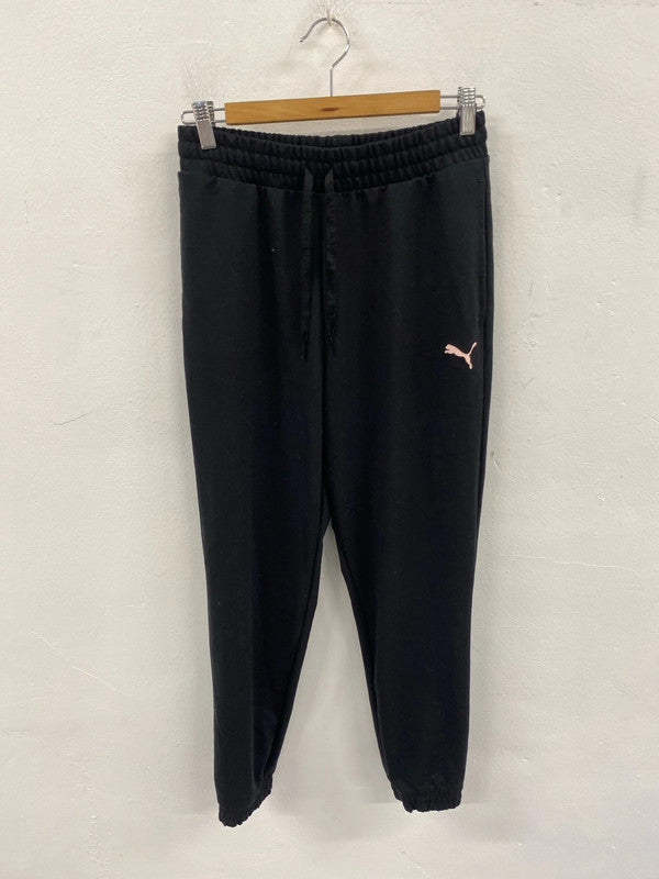 Classic Puma black taper leg joggers S SR006