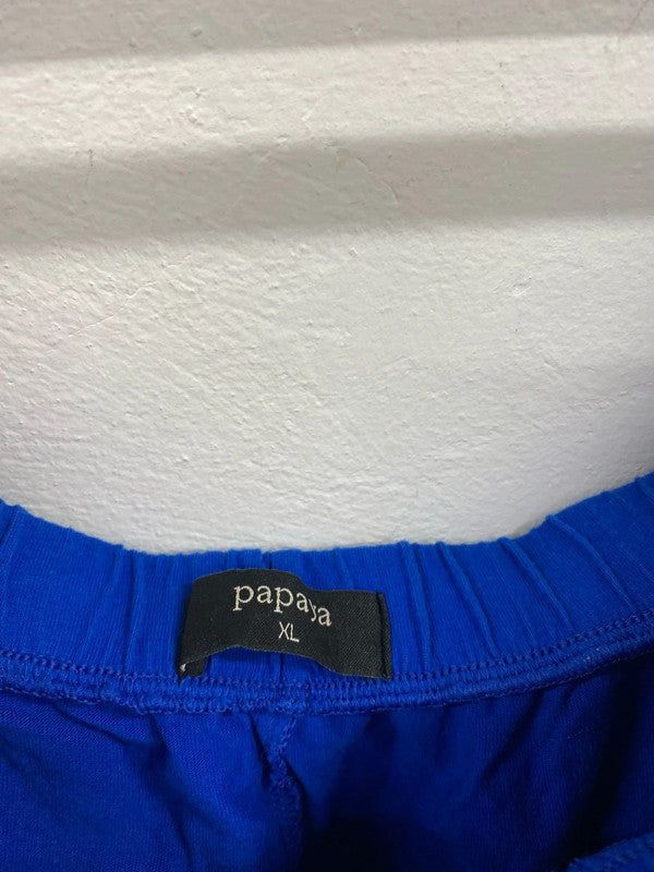 Fab duo of summer jersey dresses XL/18 blues George Papaya #8 CR002