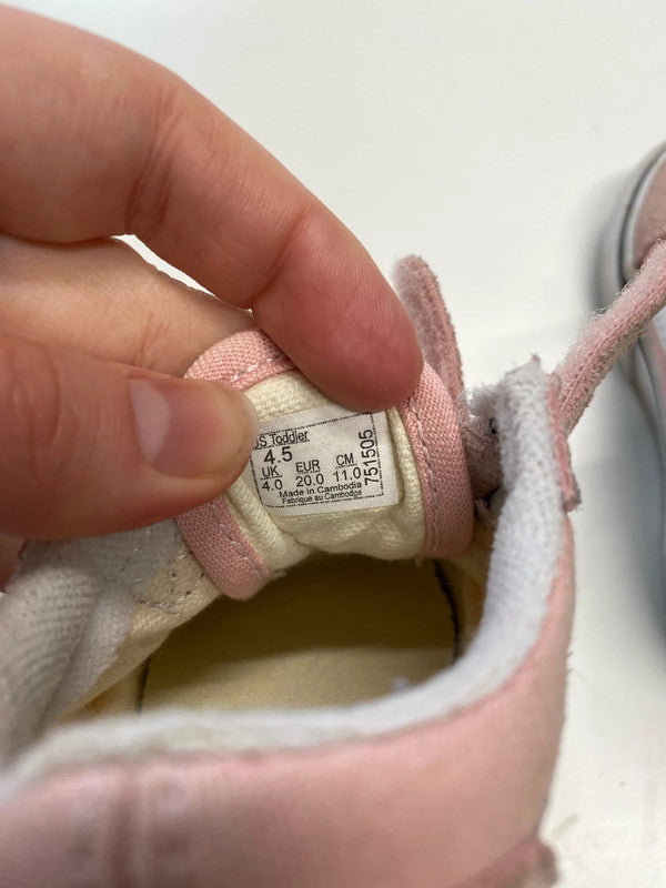 Vans Adorable Pastel Pink Trainers Girls 4 KM004