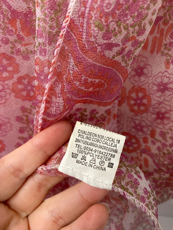 Stylish Pink & Green Scarves Duo Unbranded #54 NC001