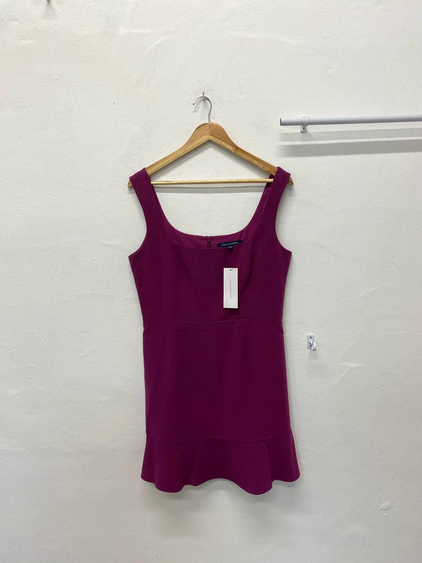 Fabulous plum purple Uk14 mini dress fun & flirty LB005