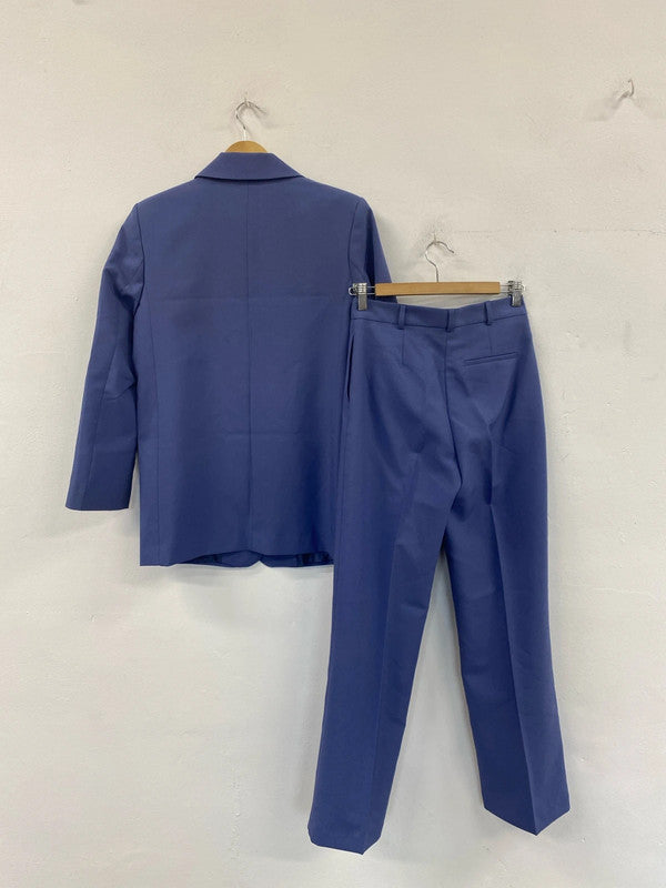 Asos Chic Dusty Blue Suit Set UK 4 MS002
