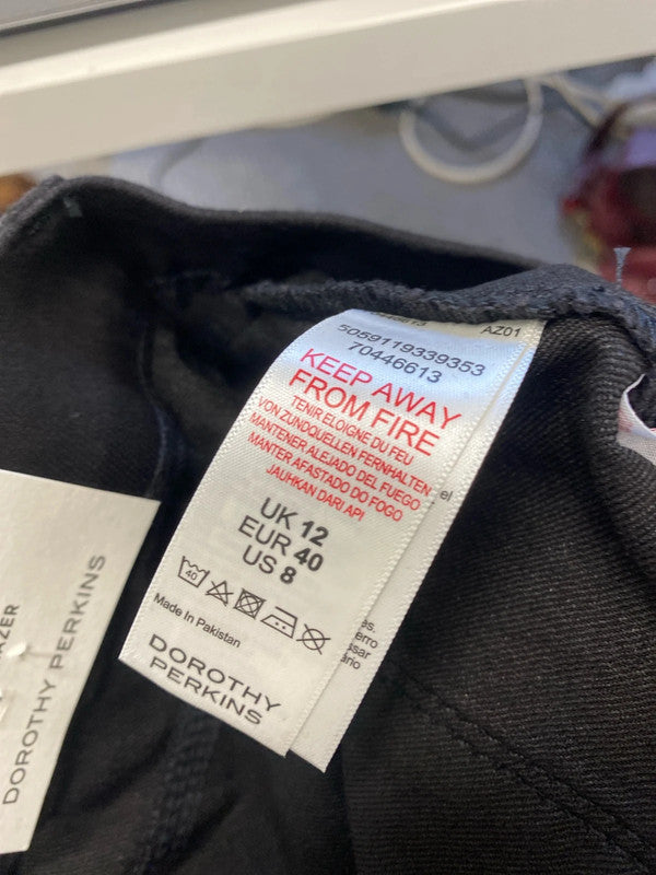 Lovely eden Dorothy black ankle grazers UK 8 AO001