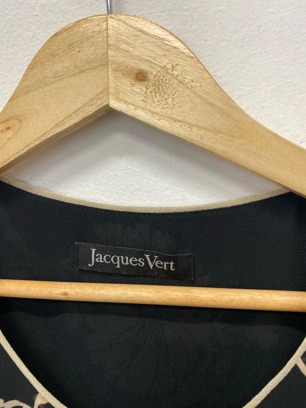 Fabulous Jacques Vert Floral black occasion Events top Uk12 PJ001