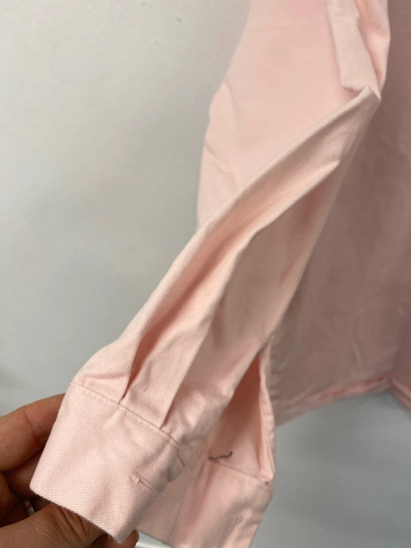 Cute blush pink asos shacket oversized cotton twill UK10 KS002