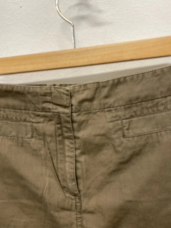 Fabulous Khaki pencil skirt cargo Y2K Next Uk12 AGS01