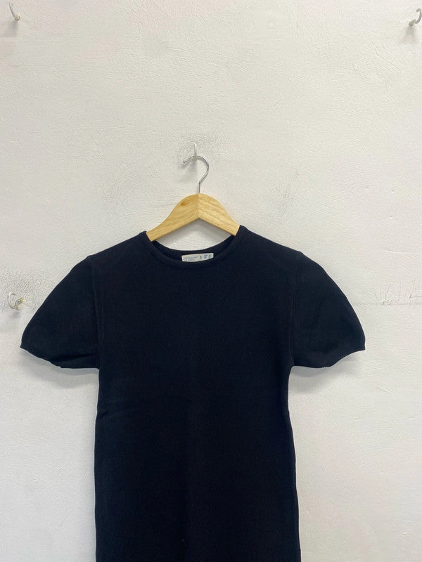 Lovely Primark black casual maxi dress UK S MB001