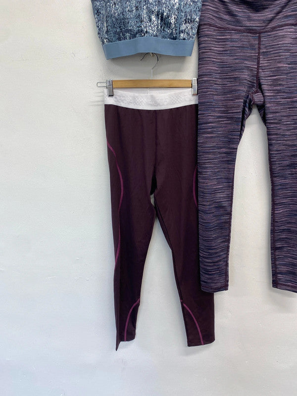 Lovely gym gear bundle asos George leggings sports bra UK 12-14 JH001