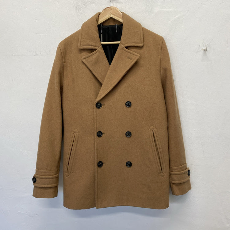 ASOS Camel PeaCoat Chore Jacket UKM Men’s 38-40” JB001