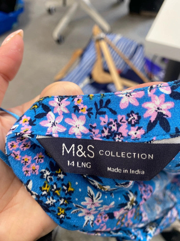 Stunning m&s floral maxi dress UK 14 LW005