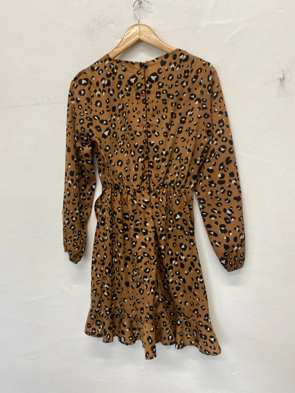 Fabulous AX Paris animal print Rara fun party Dress Uk8 LK009