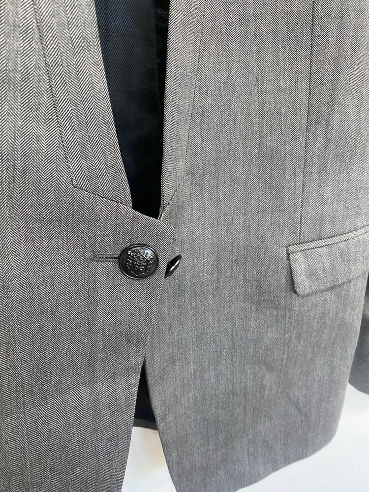 The Kooples Women’s Grey Fitted Wool Lagenlook size EU 38/10 Smart Formal FE001