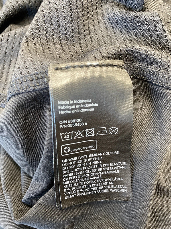 H&M sport black activewear top UkS LH002