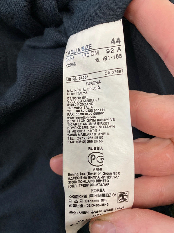 Fab United Colours Benneton Linen blazer military style Uk12 KD001