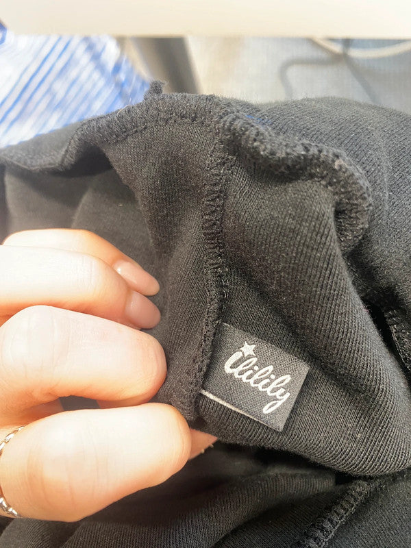 Stunning ililily black skirt legging UK M LW005