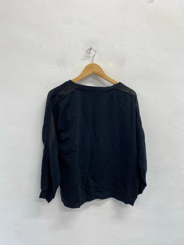 Lovely And/or black jumper UK 14 KS003