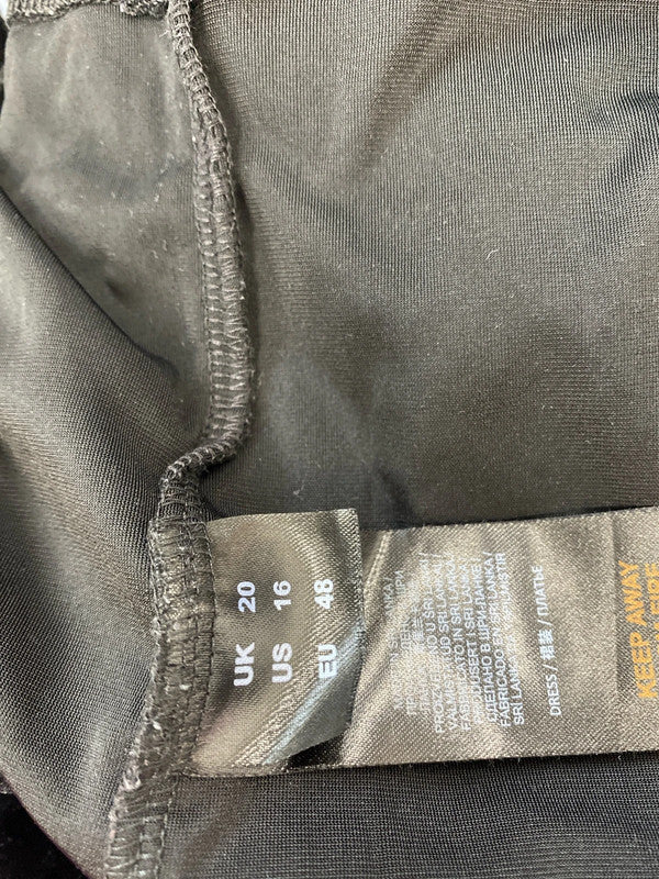 Fabulous Classic Joanna Hope cold shoulder velvet dress Uk20 CR002