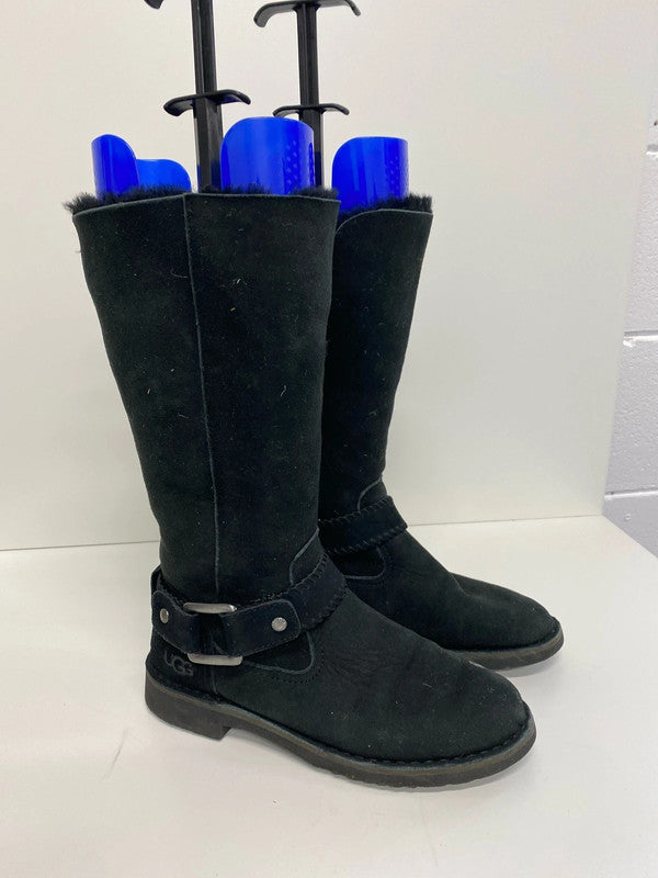 Fabulous Tall Ugg boots western Vibes Black Uk5.5 MS002