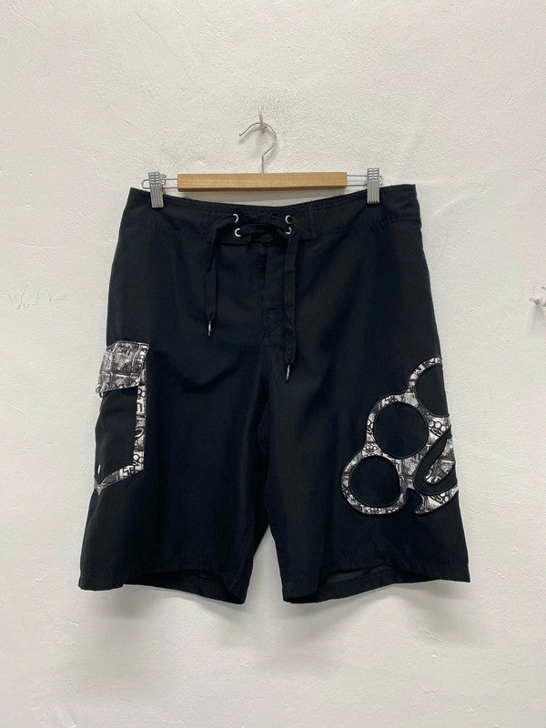 Fab Men’s boardshorts by SRH black surfer UK32 AT002