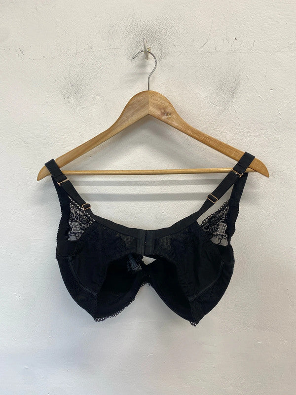 Gorgeous autograph sexy black lace bra UK 36F LB010