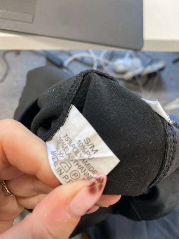 Stunning duo of faux leather black jeans next new look UK 8/10 LK009 #11