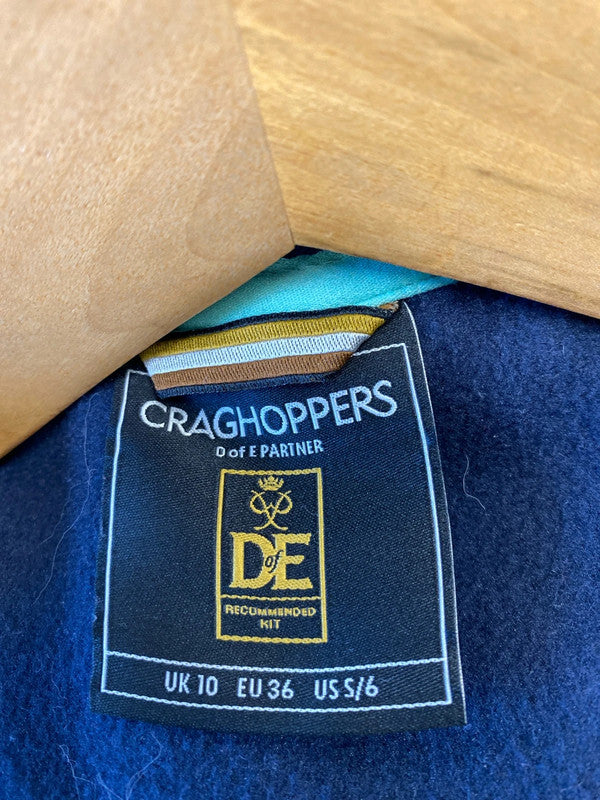 Fabulous Craghoppers Duke of Edinburgh fleece ribbed hoodie Uk10 AO001