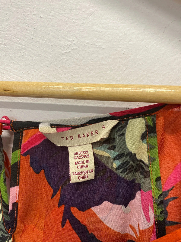 Fabulous Ted Baker Poppy Floral Dress party occasion dress LG006