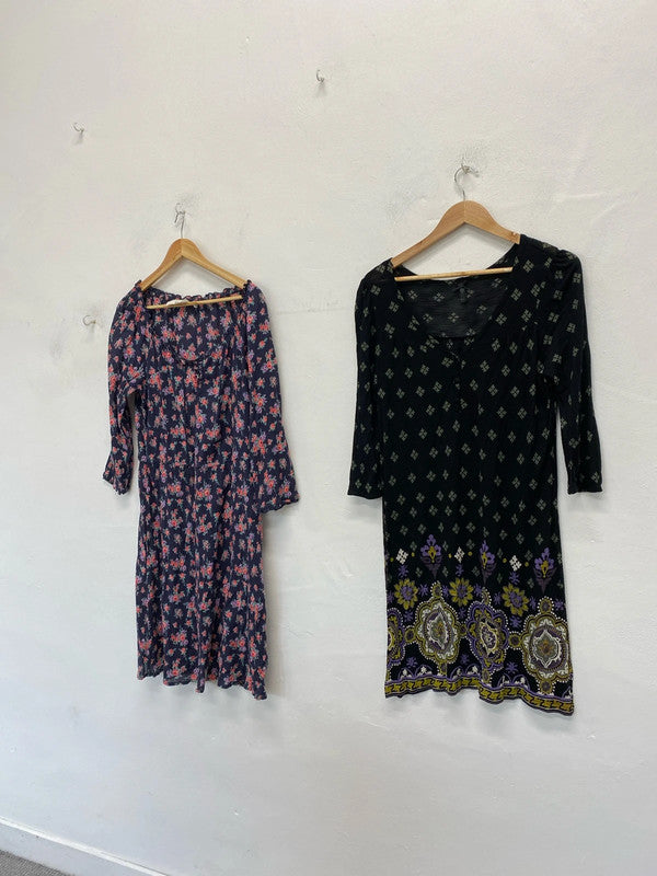 Fabulous duo of casual summer dress Uk 16/18 Next H&M #27 KM003