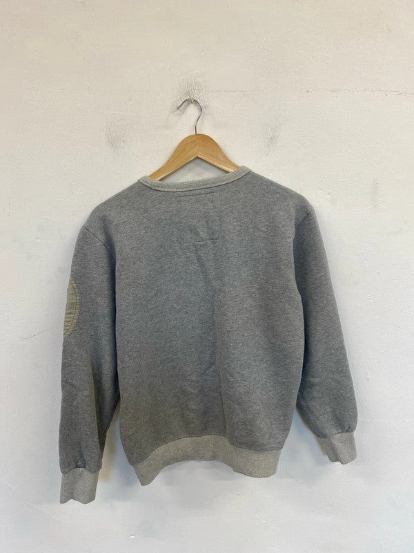 G Star Raw Sporty Grey Pocket Detail Sweatshirt Size S DF002
