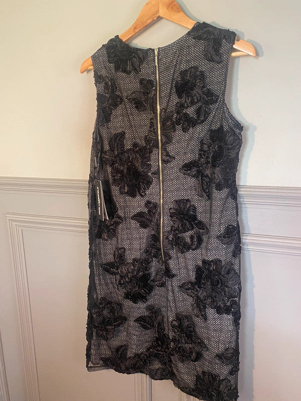 Karl Largerfield Embellished Appliqué Dress Formal Weddings Uk16 MW002