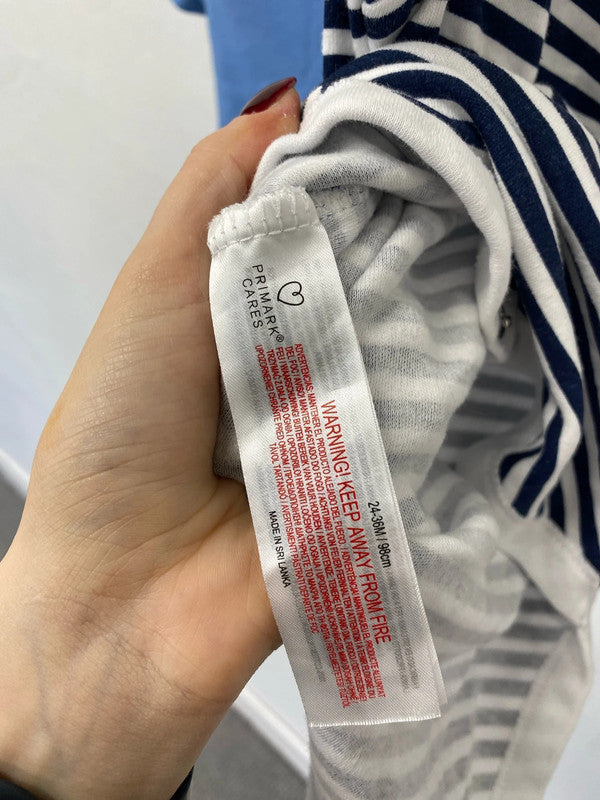 Lovely boys baby bundle of baby grows m&s primark age 18-36m LN001 #26