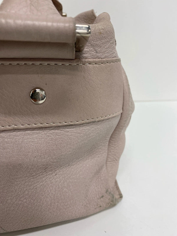 Fabulous super rare vintage Mulberry pink camera boxy handbag JP001