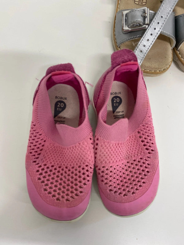 Fab girls Holiday sandal swim shoe bundle Clark’s / Bobux size 4 / Eu 20 #48 AL002