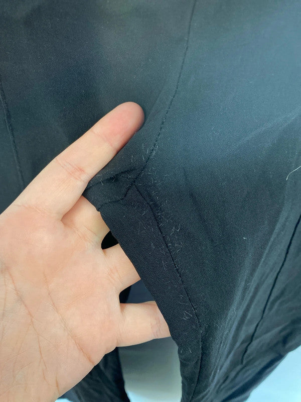 River Island Fabulous Black Flare Leg Trousers UK 10 PJ001