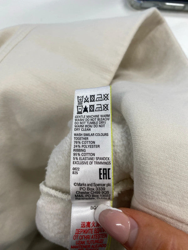 Cosy M&S cream Rosie jumper uk 14 VW001