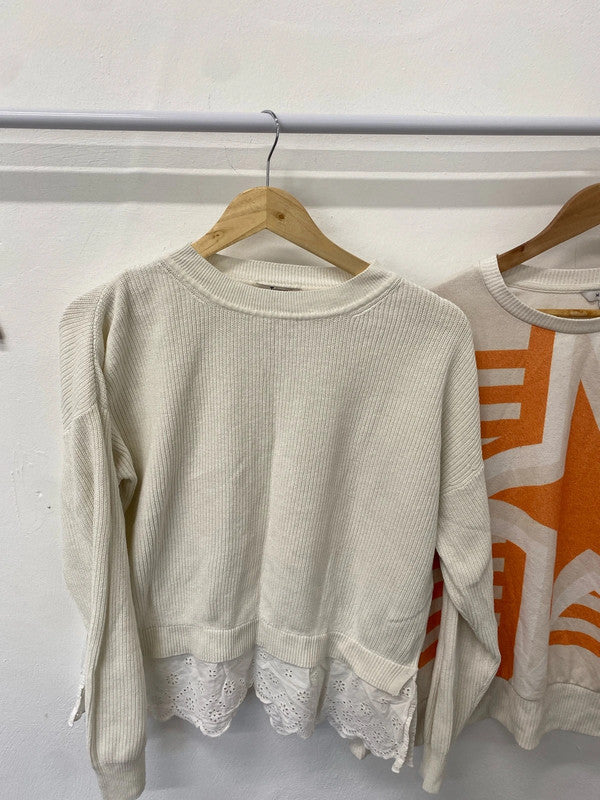 Lovely duo of jumpers cream next tu UK 14 LN001 #7