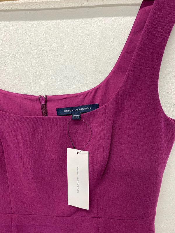 Fabulous plum purple Uk14 mini dress fun & flirty LB005