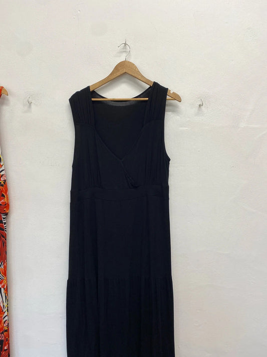 Stunning duo of summer dresses maxi floral and black Debenhams UK 18-22 #56 NC001