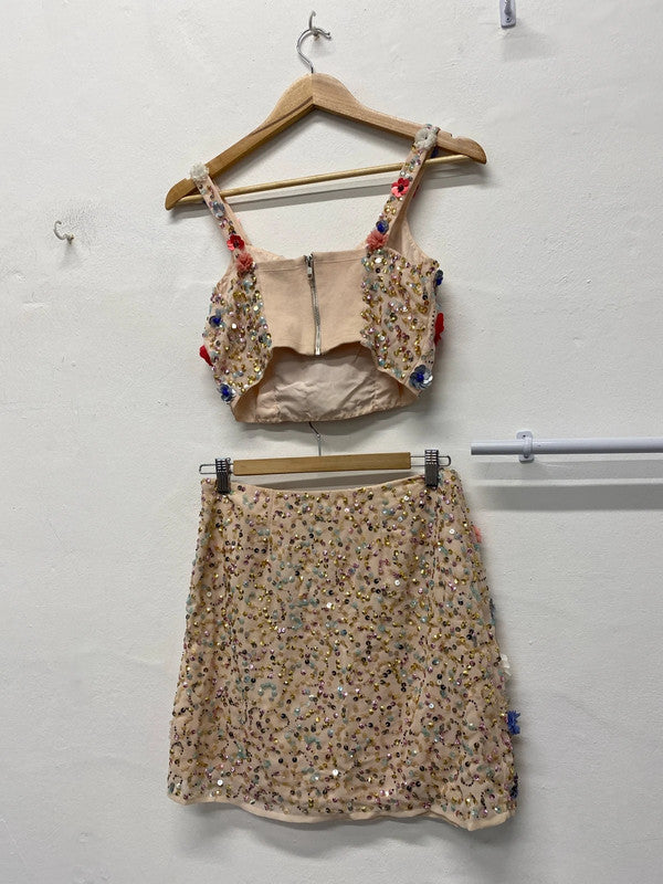 Fabulous River Island Celestial wildflower co ord Uk8 KM004