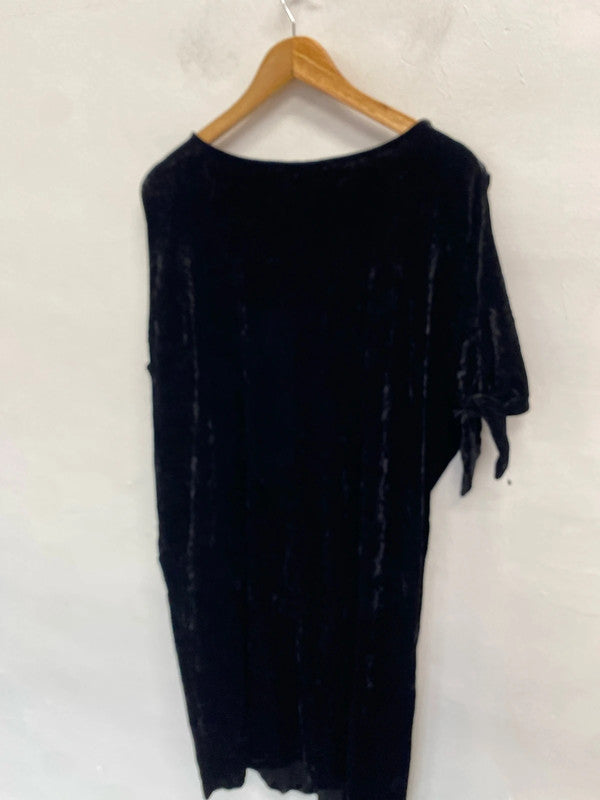Fabulous Classic Joanna Hope cold shoulder velvet dress Uk20 CR002