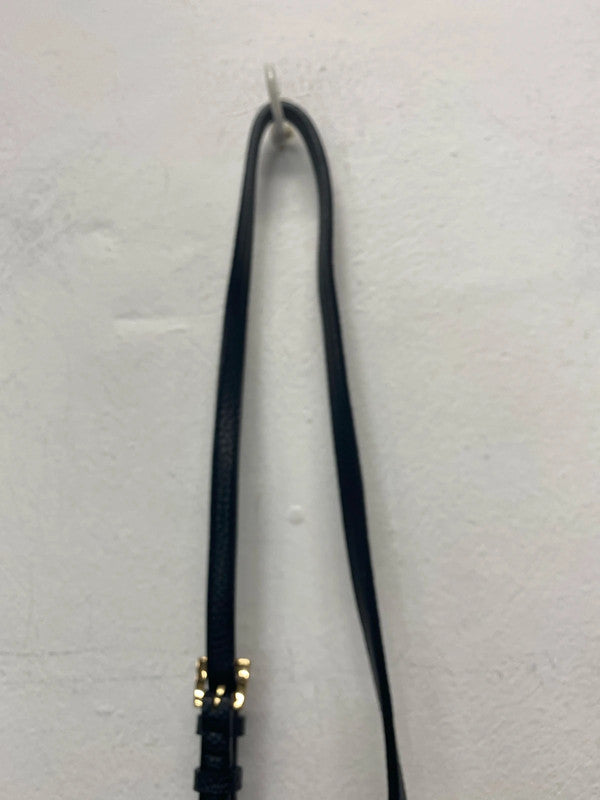 Fabulous Angela Roi black pebbled signature cross body bag RF001