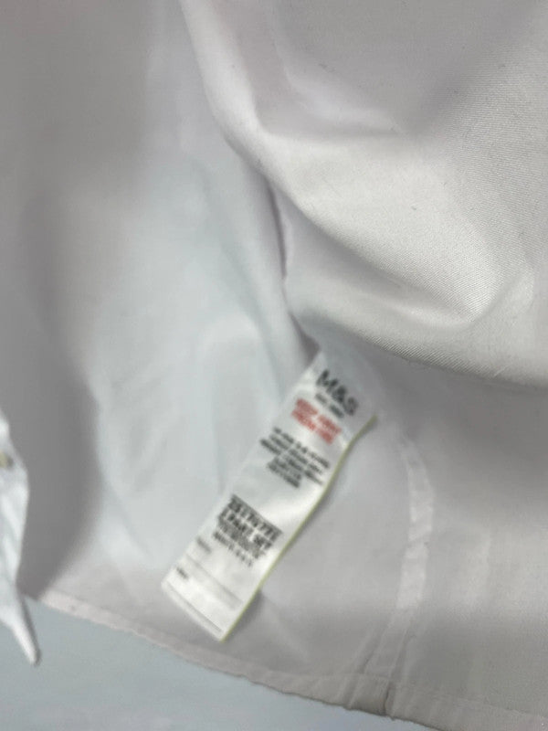 Fab Bundle of school shirts age 5-6 M&S & F&F white summer #64 LD003