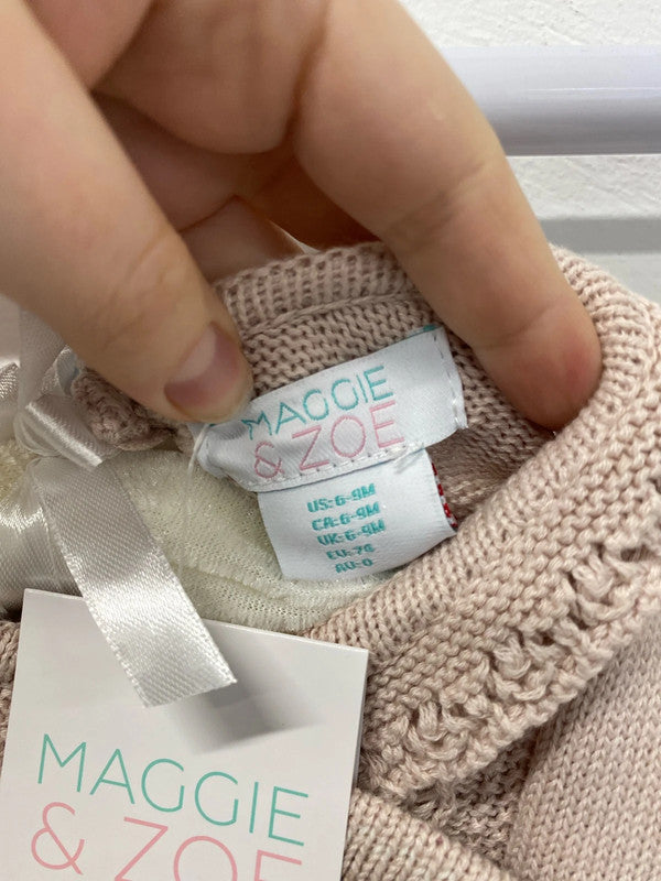 Maggie & Zoe Adorable Floral Pattern Knit Co-Ord 6-9 Months KM004