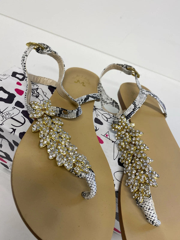Fabulous Miss KG Mandy white sandals Uk8 EUR 41 IM001