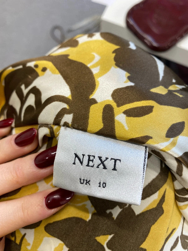 Lovely duo of sleeveless pattern tops next UK 10 SW001 #10