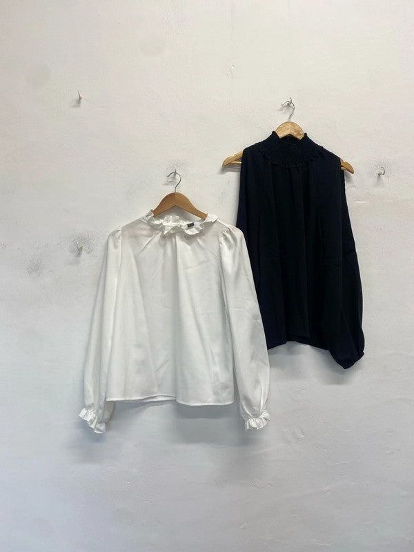 Fab duo of Tops high neck loose fit Shein UkM/L #10 SG090