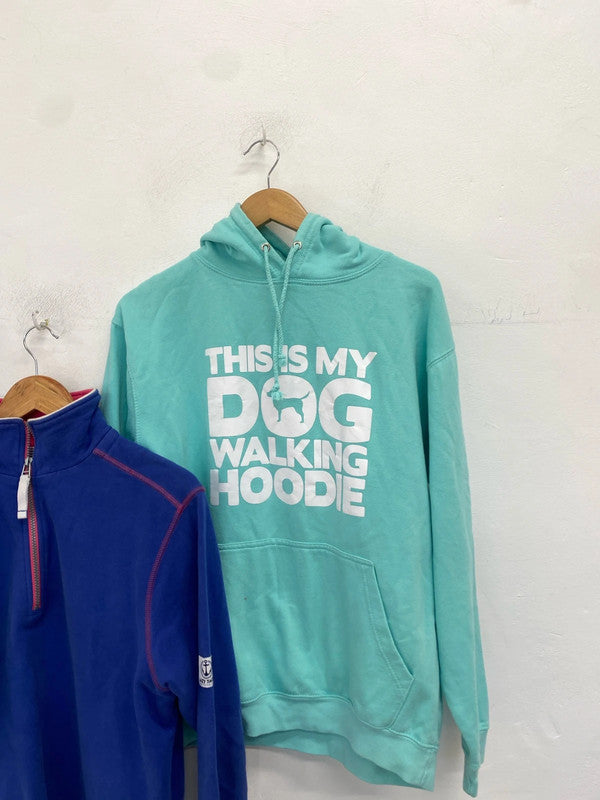Fabulous Trio of ladies cosy hoodies Lazy Jacks Uk12 #14 SG090