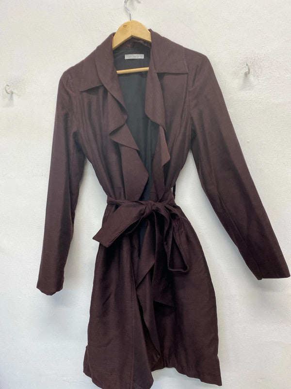 Absolutely Stunning Ladies occasion outfit Uk10/12 Maroon brown Italian made by Siste’s HS001