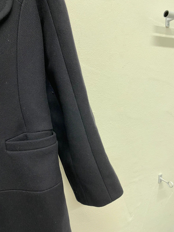 Fabulous Reiss Myla funnel neck wool blend overcoat UkL GJ001